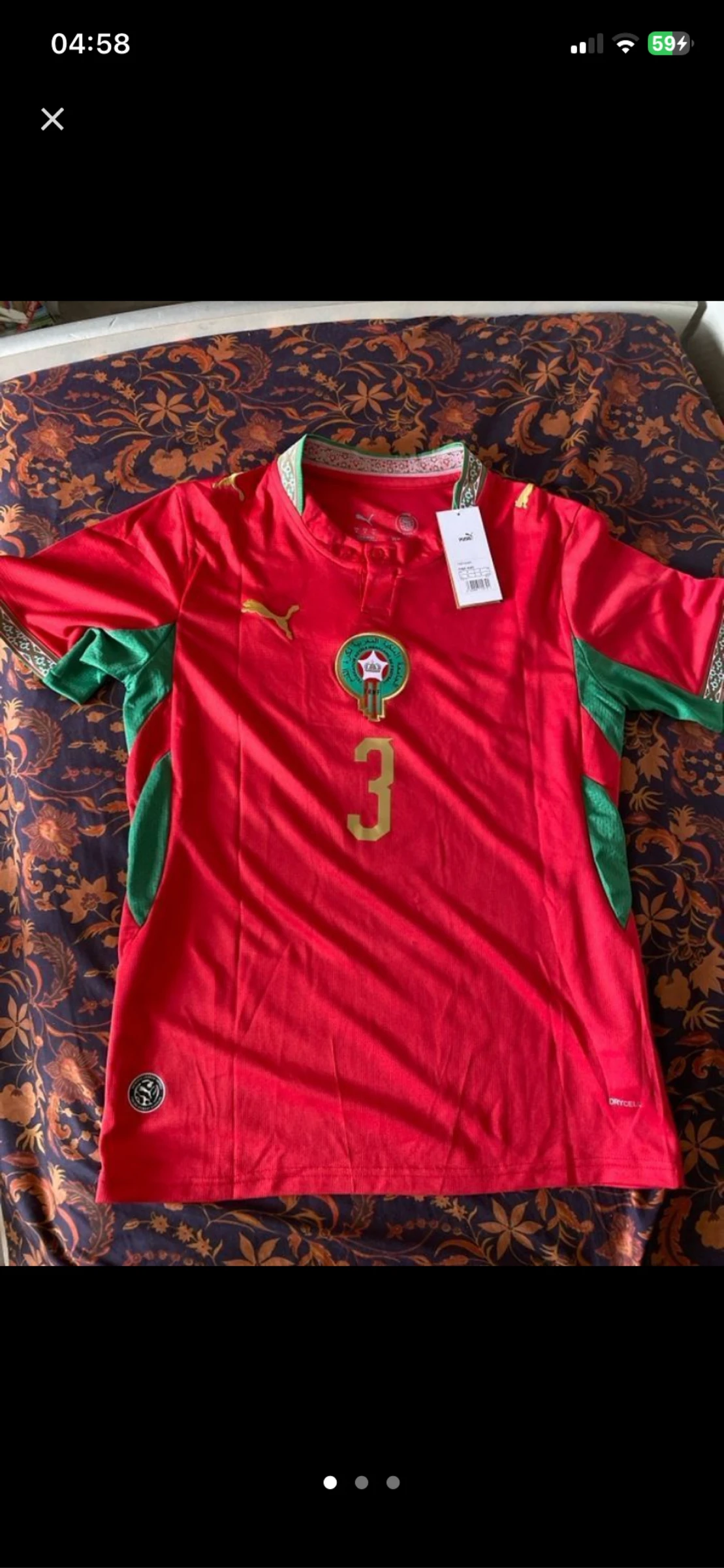 Maillot puma Maroc Mazraoui 2026